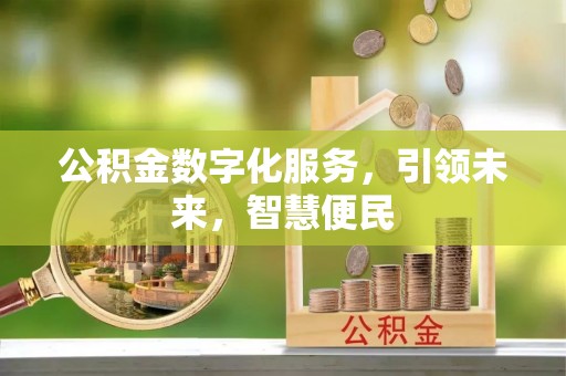 秦安公积金数字化服务，引领未来，智慧便民
