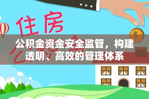 秦安公积金资金安全监管，构建透明、高效的管理体系