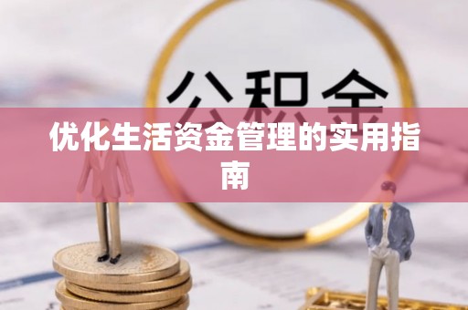 秦安优化生活资金管理的实用指南