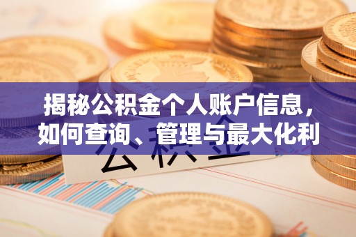 秦安揭秘公积金个人账户信息，如何查询、管理与最大化利用