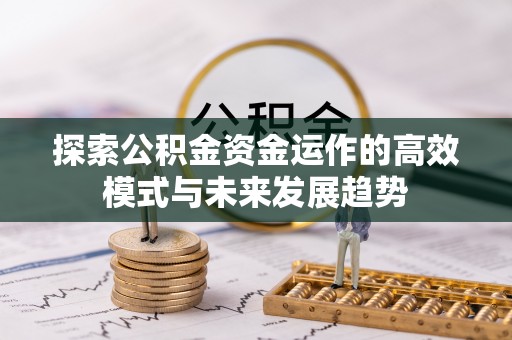 秦安探索公积金资金运作的高效模式与未来发展趋势